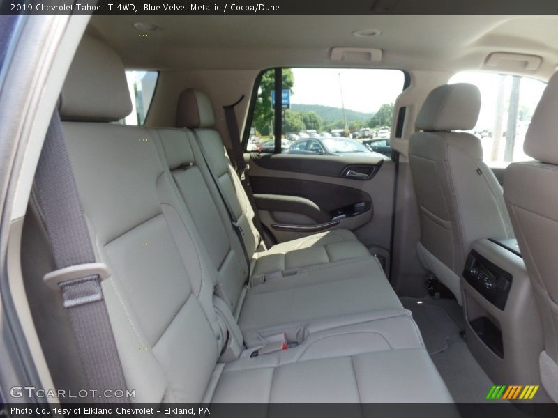 Blue Velvet Metallic / Cocoa/Dune 2019 Chevrolet Tahoe LT 4WD