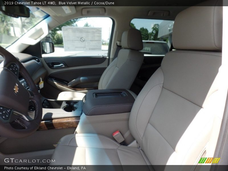 Blue Velvet Metallic / Cocoa/Dune 2019 Chevrolet Tahoe LT 4WD