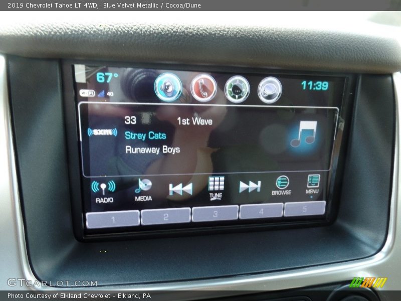 Blue Velvet Metallic / Cocoa/Dune 2019 Chevrolet Tahoe LT 4WD