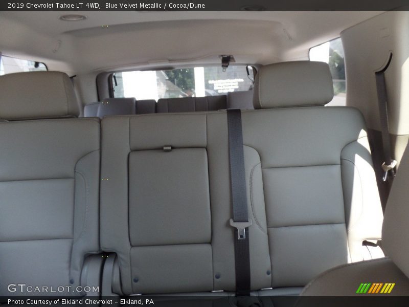 Blue Velvet Metallic / Cocoa/Dune 2019 Chevrolet Tahoe LT 4WD
