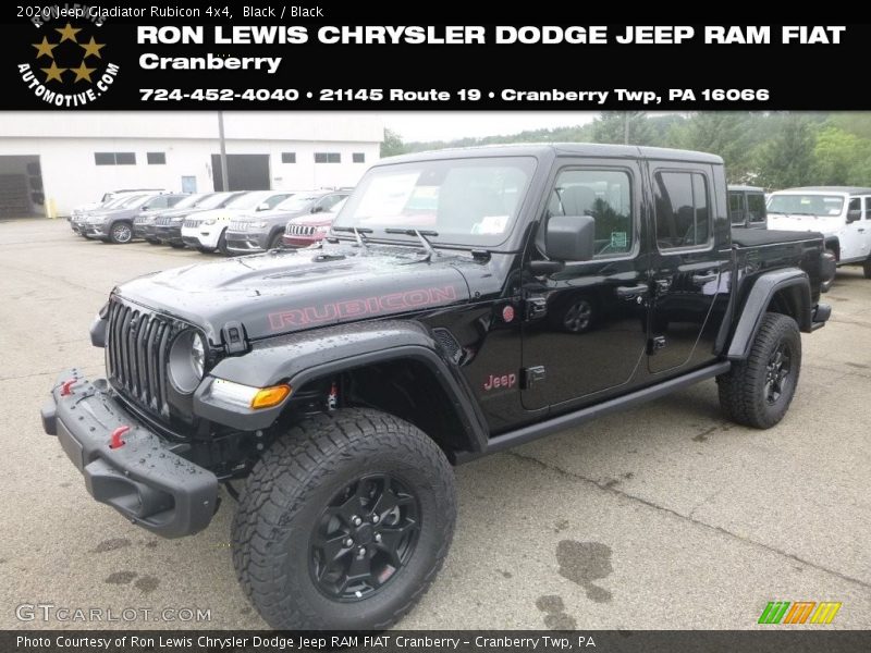 Black / Black 2020 Jeep Gladiator Rubicon 4x4