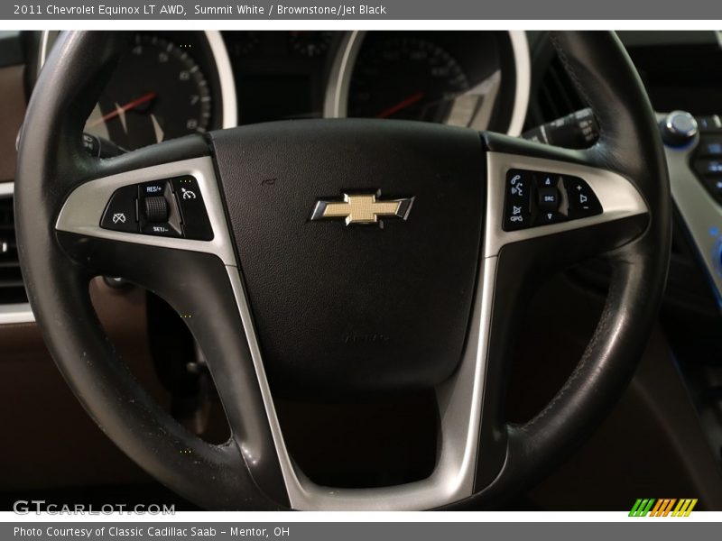 Summit White / Brownstone/Jet Black 2011 Chevrolet Equinox LT AWD
