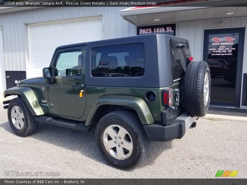 Rescue Green Metallic / Dark Khaki/Medium Khaki 2008 Jeep Wrangler Sahara 4x4