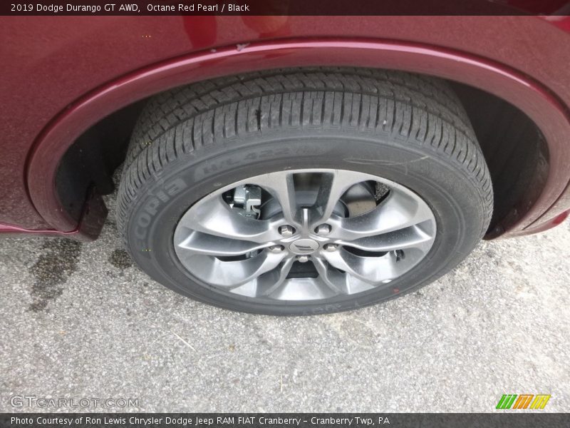 Octane Red Pearl / Black 2019 Dodge Durango GT AWD
