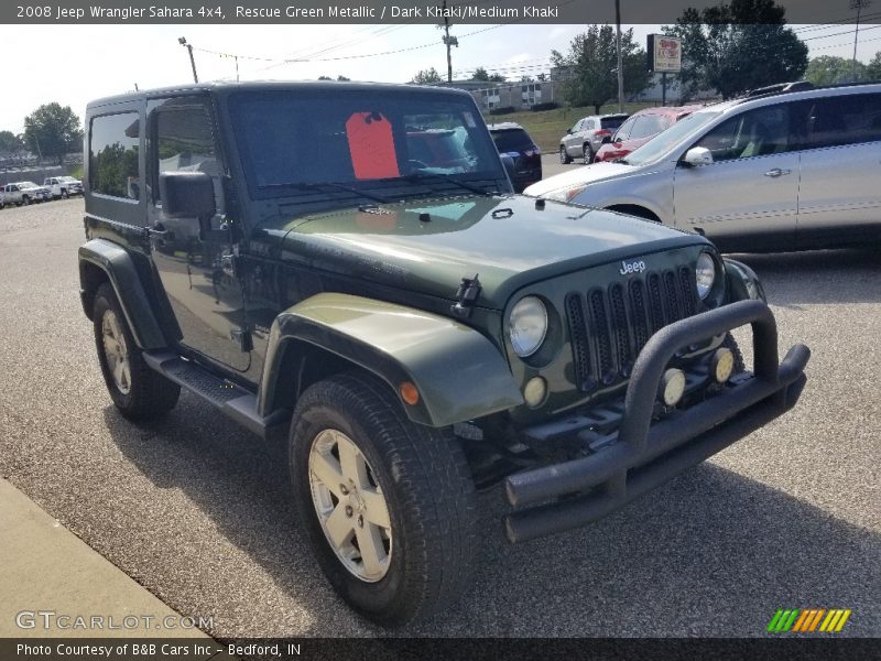Rescue Green Metallic / Dark Khaki/Medium Khaki 2008 Jeep Wrangler Sahara 4x4