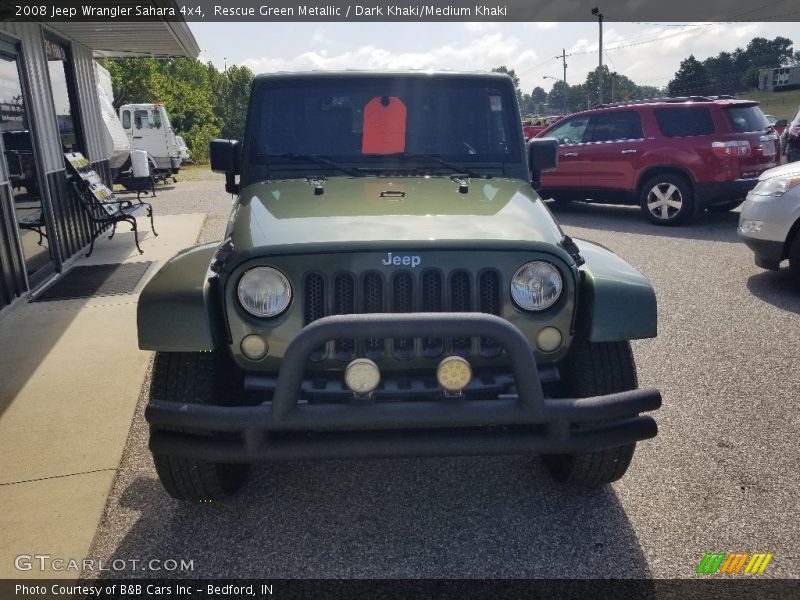 Rescue Green Metallic / Dark Khaki/Medium Khaki 2008 Jeep Wrangler Sahara 4x4