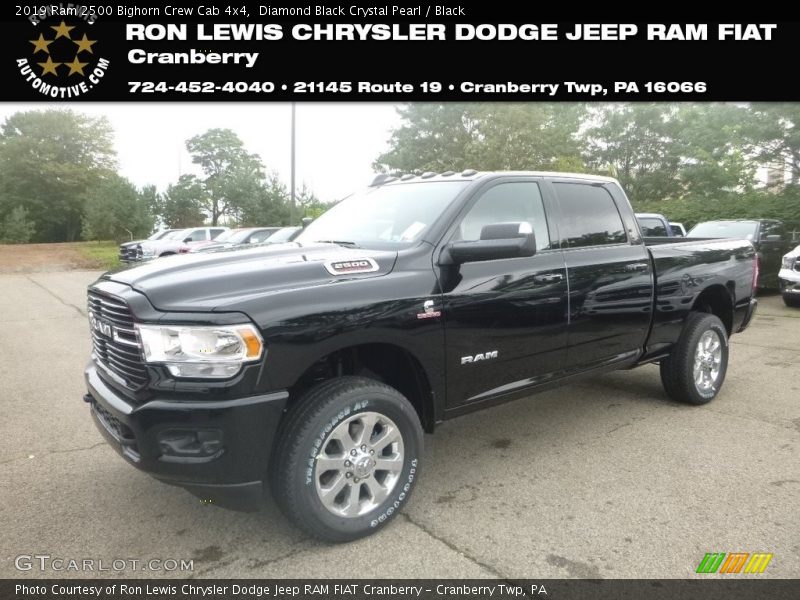 Diamond Black Crystal Pearl / Black 2019 Ram 2500 Bighorn Crew Cab 4x4