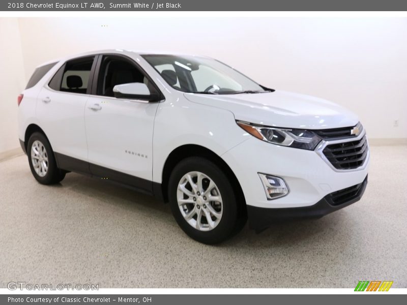 Summit White / Jet Black 2018 Chevrolet Equinox LT AWD