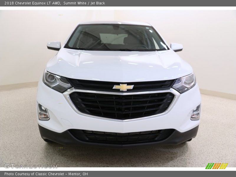 Summit White / Jet Black 2018 Chevrolet Equinox LT AWD