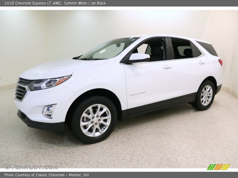 Summit White / Jet Black 2018 Chevrolet Equinox LT AWD