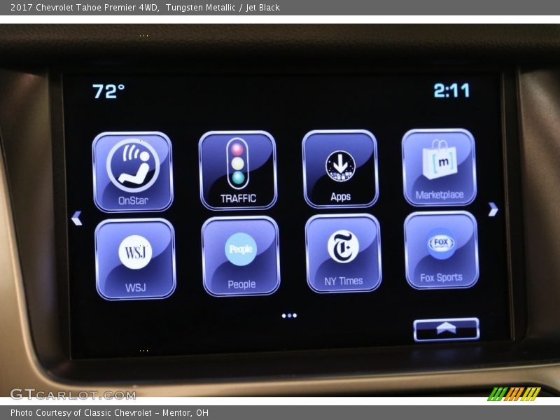 Tungsten Metallic / Jet Black 2017 Chevrolet Tahoe Premier 4WD