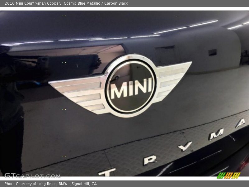 Cosmic Blue Metallic / Carbon Black 2016 Mini Countryman Cooper