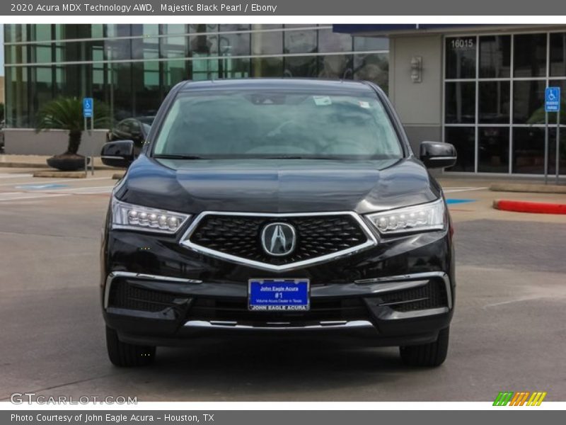 Majestic Black Pearl / Ebony 2020 Acura MDX Technology AWD