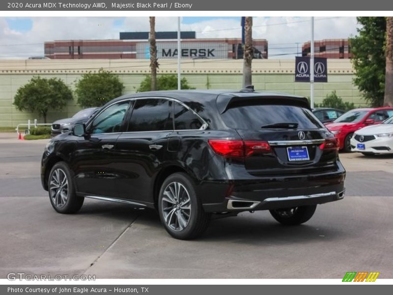 Majestic Black Pearl / Ebony 2020 Acura MDX Technology AWD