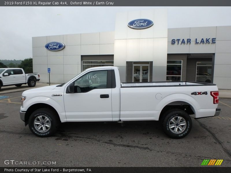 Oxford White / Earth Gray 2019 Ford F150 XL Regular Cab 4x4