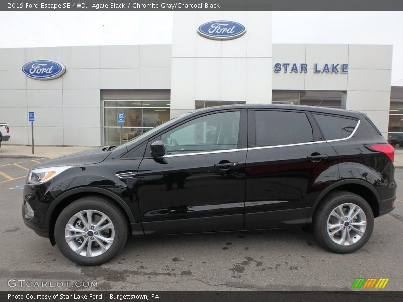 Agate Black / Chromite Gray/Charcoal Black 2019 Ford Escape SE 4WD