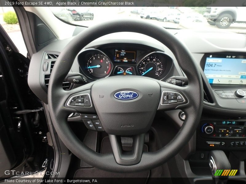 Agate Black / Chromite Gray/Charcoal Black 2019 Ford Escape SE 4WD