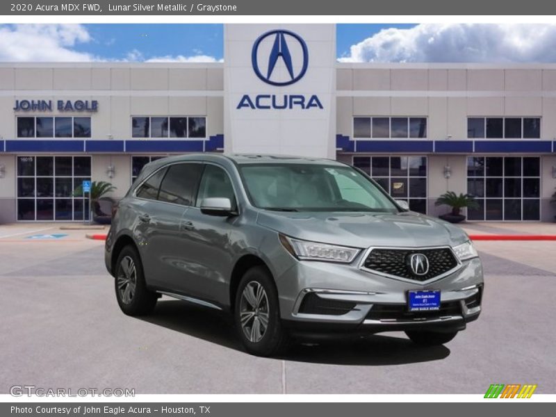 Lunar Silver Metallic / Graystone 2020 Acura MDX FWD