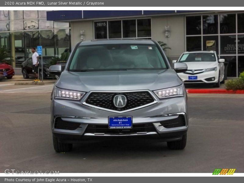 Lunar Silver Metallic / Graystone 2020 Acura MDX FWD