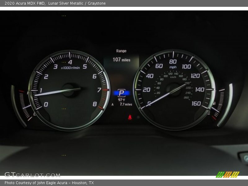  2020 MDX FWD FWD Gauges