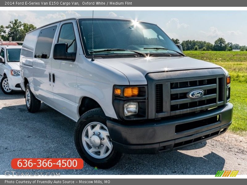 Oxford White / Medium Flint 2014 Ford E-Series Van E150 Cargo Van