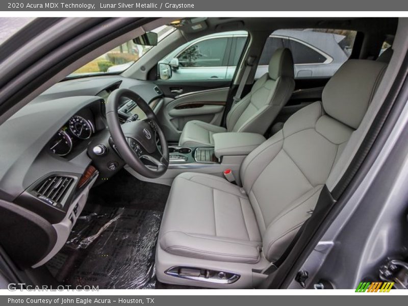 Front Seat of 2020 MDX Technology