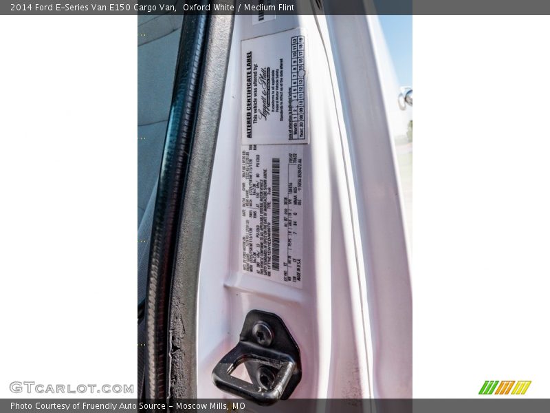 Oxford White / Medium Flint 2014 Ford E-Series Van E150 Cargo Van