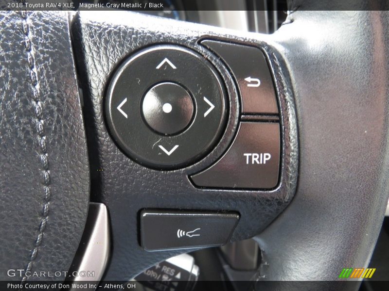 Magnetic Gray Metallic / Black 2018 Toyota RAV4 XLE