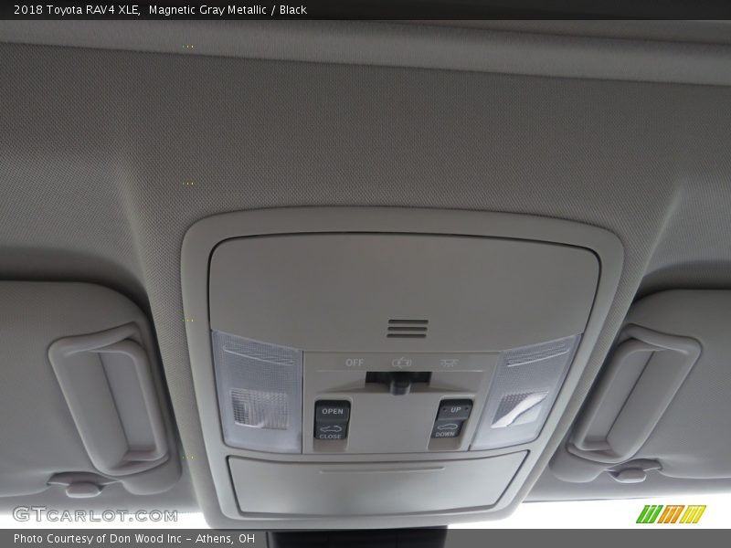 Magnetic Gray Metallic / Black 2018 Toyota RAV4 XLE