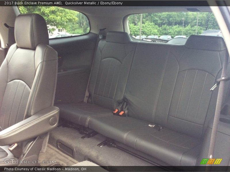 Quicksilver Metallic / Ebony/Ebony 2017 Buick Enclave Premium AWD