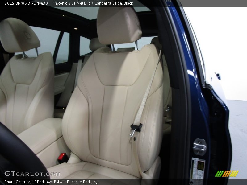 Phytonic Blue Metallic / Canberra Beige/Black 2019 BMW X3 xDrive30i