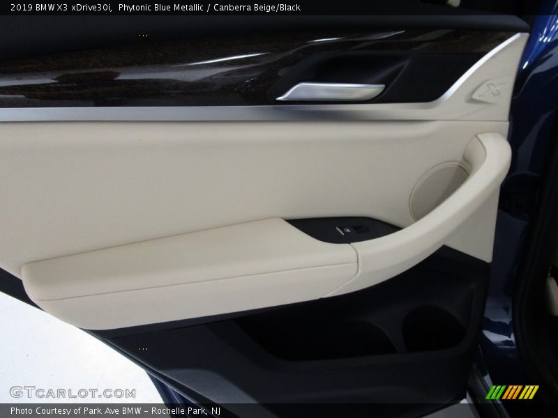 Phytonic Blue Metallic / Canberra Beige/Black 2019 BMW X3 xDrive30i