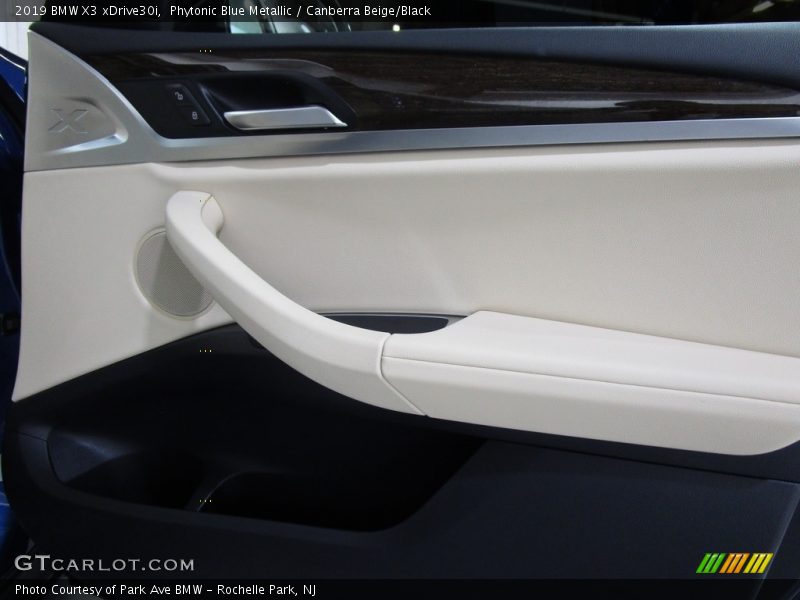 Phytonic Blue Metallic / Canberra Beige/Black 2019 BMW X3 xDrive30i