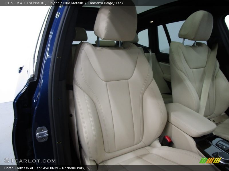 Phytonic Blue Metallic / Canberra Beige/Black 2019 BMW X3 xDrive30i