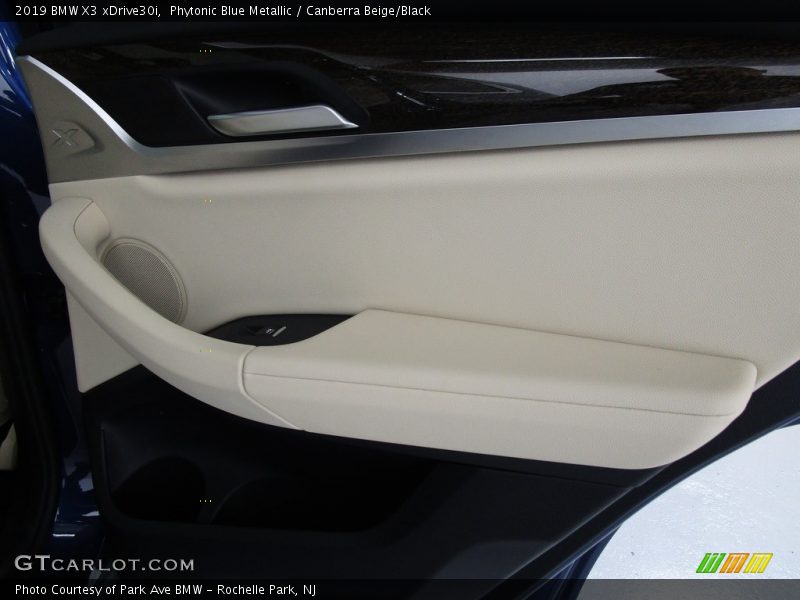 Phytonic Blue Metallic / Canberra Beige/Black 2019 BMW X3 xDrive30i