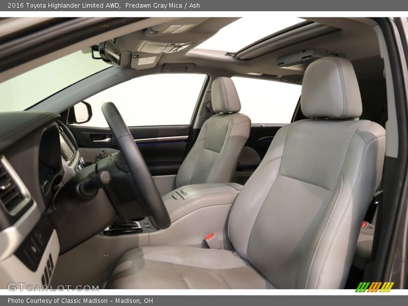 Predawn Gray Mica / Ash 2016 Toyota Highlander Limited AWD