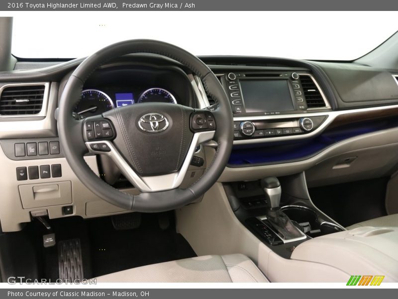 Predawn Gray Mica / Ash 2016 Toyota Highlander Limited AWD