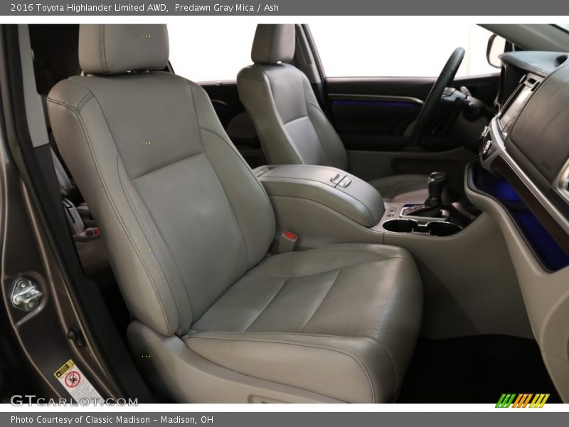 Predawn Gray Mica / Ash 2016 Toyota Highlander Limited AWD