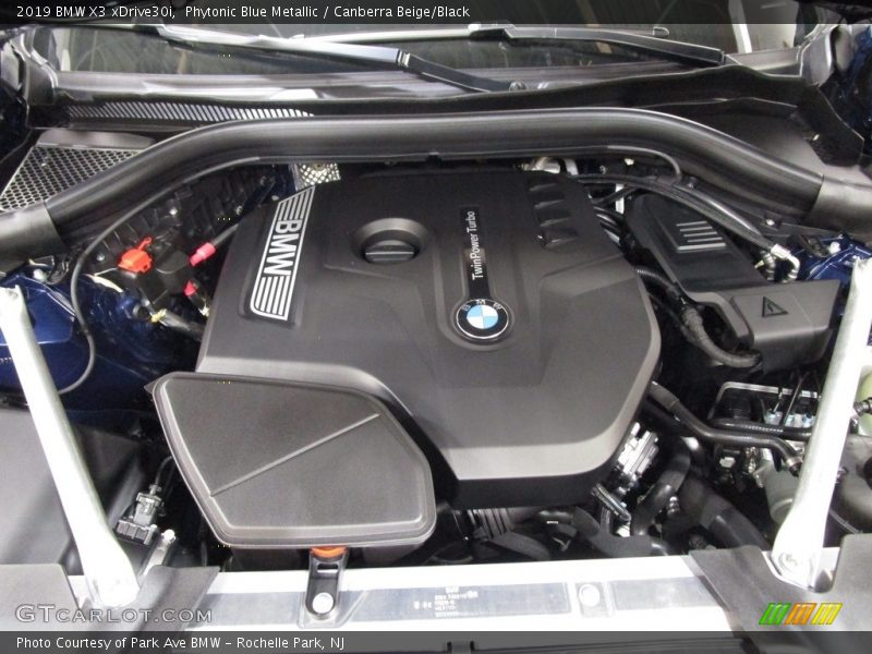 Phytonic Blue Metallic / Canberra Beige/Black 2019 BMW X3 xDrive30i