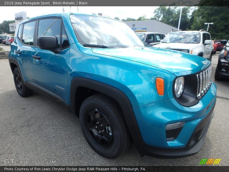 Bikini Metallic / Black 2019 Jeep Renegade Sport