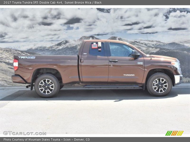 Sunset Bronze Mica / Black 2017 Toyota Tundra SR5 Double Cab 4x4