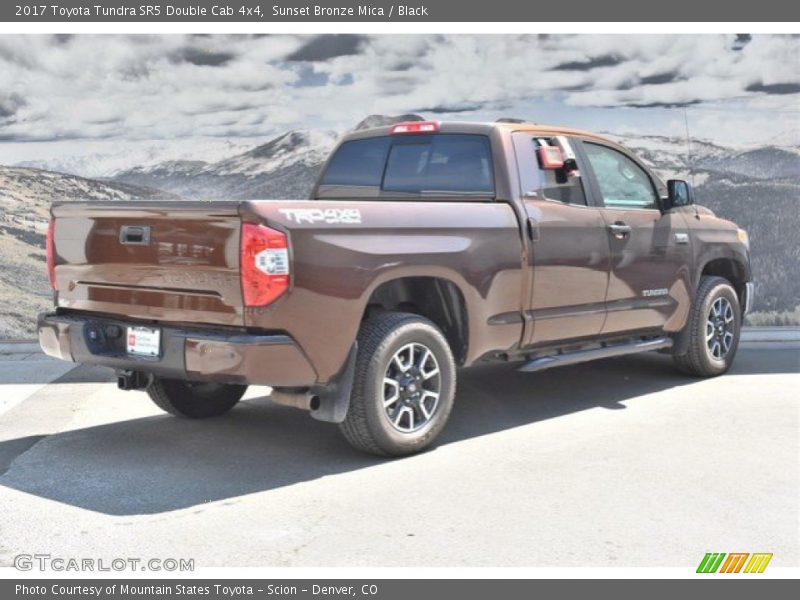 Sunset Bronze Mica / Black 2017 Toyota Tundra SR5 Double Cab 4x4