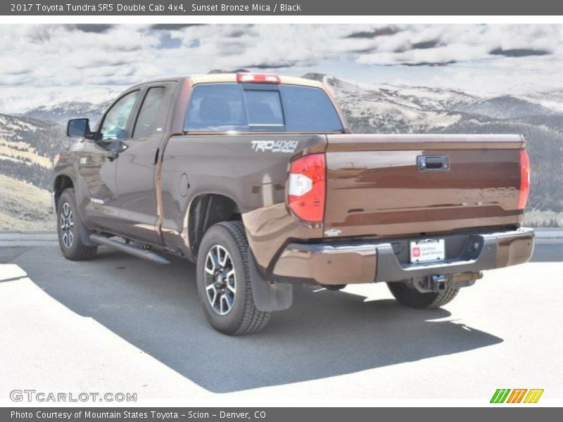 Sunset Bronze Mica / Black 2017 Toyota Tundra SR5 Double Cab 4x4