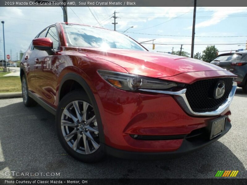 Soul Red Crystal Metallic / Black 2019 Mazda CX-5 Grand Touring AWD