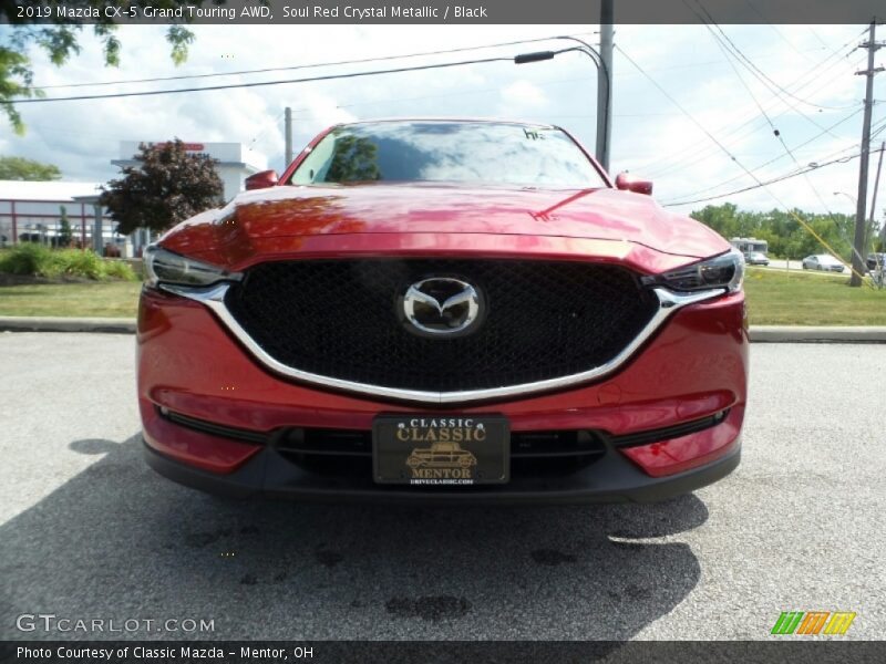 Soul Red Crystal Metallic / Black 2019 Mazda CX-5 Grand Touring AWD