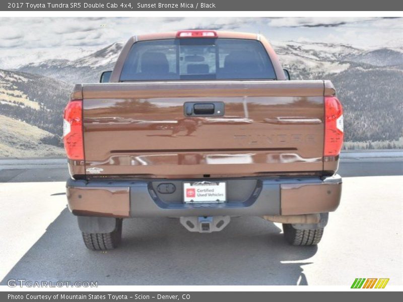 Sunset Bronze Mica / Black 2017 Toyota Tundra SR5 Double Cab 4x4