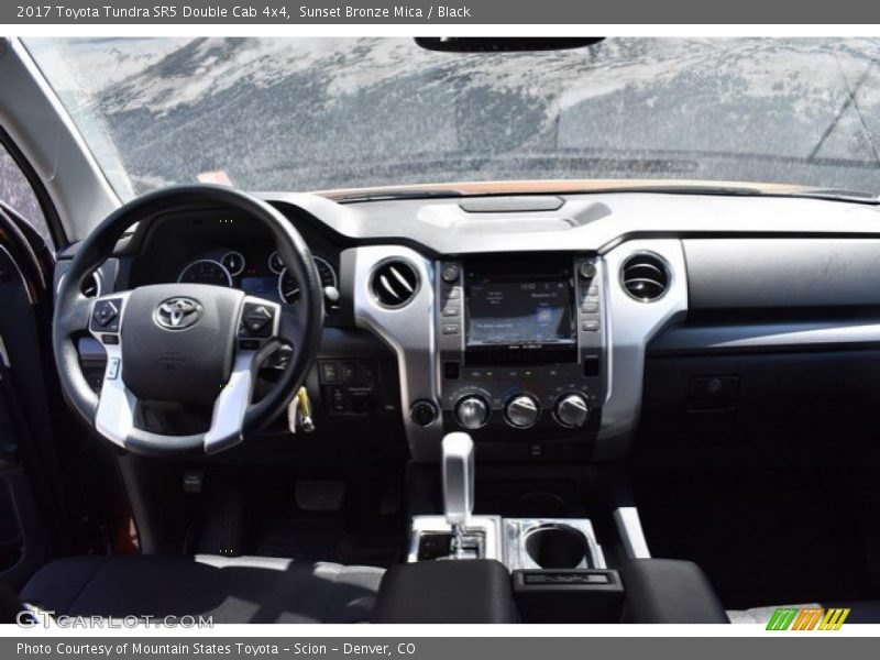 Sunset Bronze Mica / Black 2017 Toyota Tundra SR5 Double Cab 4x4