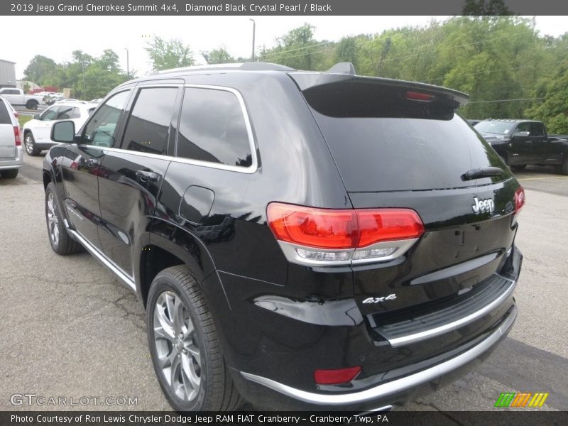 Diamond Black Crystal Pearl / Black 2019 Jeep Grand Cherokee Summit 4x4