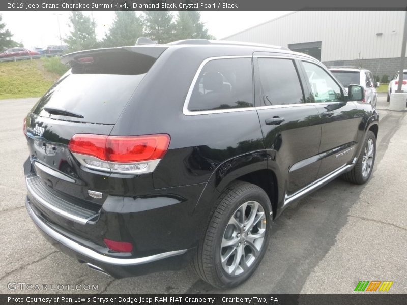 Diamond Black Crystal Pearl / Black 2019 Jeep Grand Cherokee Summit 4x4