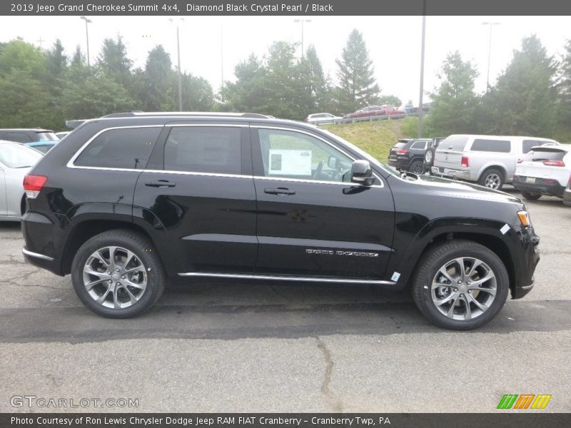 Diamond Black Crystal Pearl / Black 2019 Jeep Grand Cherokee Summit 4x4